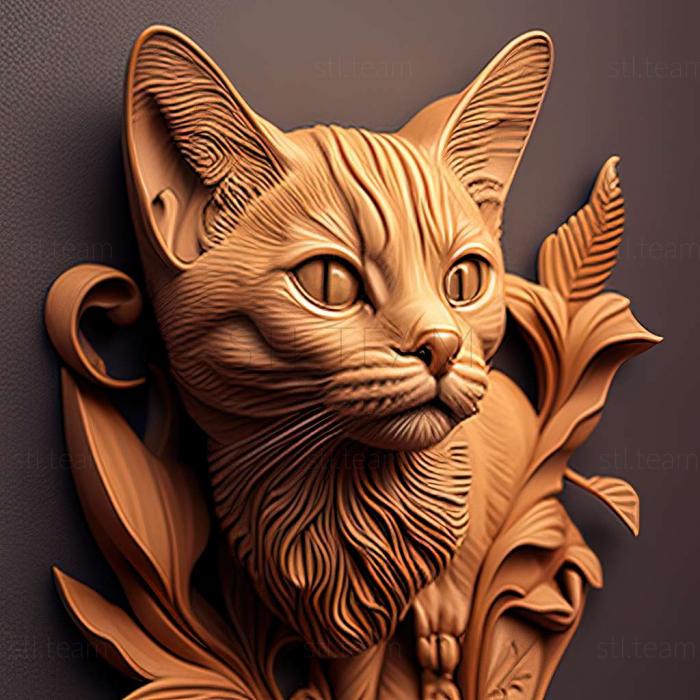 3D model kitty (STL)